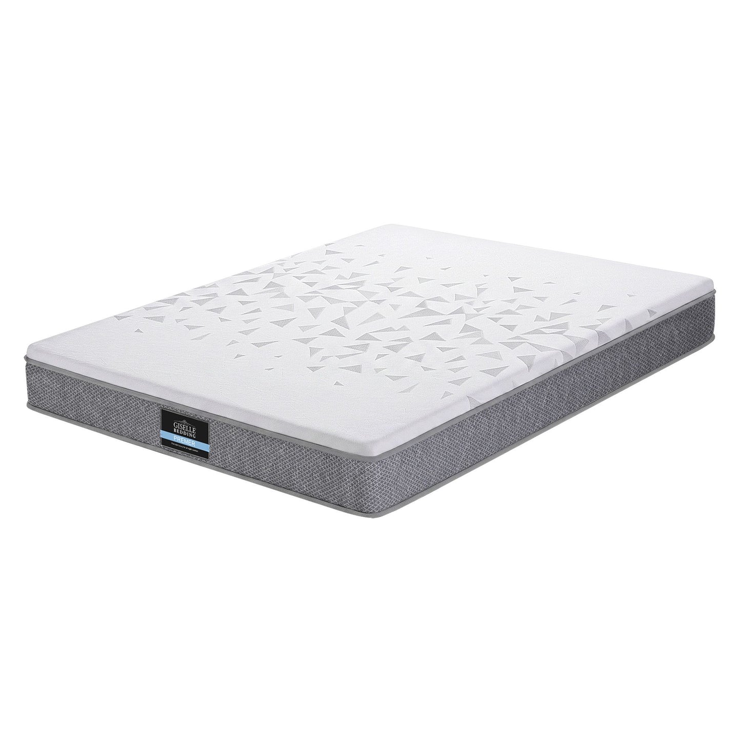 Lunara 23cm Mattress Pocket Spring Mattress with Adjustable Firmness Reversible Foam Layer for Medium Firm & Firm Support Motion Isolationroom - King