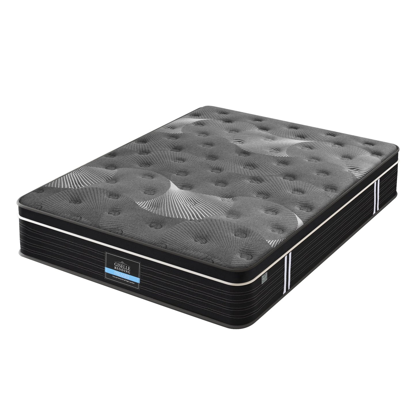 Vaelor 35cm Mattress Euro Top with Graphene Cooling Comfort Medium Firm - Double