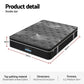 Vaelor 35cm Mattress Euro Top with Graphene Cooling Comfort Medium Firm - Double
