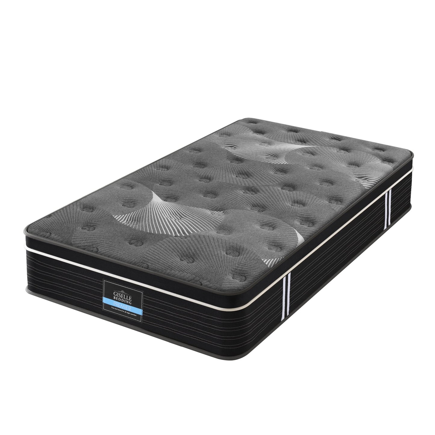 Vaelor 35cm Mattress Euro Top with Graphene Cooling Comfort Medium Firm - King Single