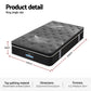 Vaelor 35cm Mattress Euro Top with Graphene Cooling Comfort Medium Firm - King Single
