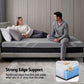 Bodin 26cm Mattress Firm Pocket Spring Dual Edge Support Dark Grey - Double