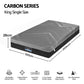 Bodin 26cm Mattress Firm Pocket Spring Dual Edge Support Dark Grey - King Single
