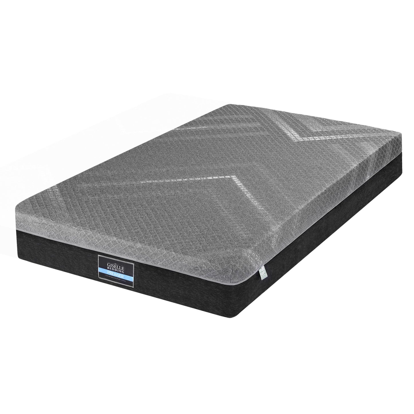 Bodin 26cm Mattress Firm Pocket Spring Dual Edge Support Dark Grey - King Single