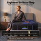 Corliss 34cm Hybrid Mattress with Cooling Gel Memory Foam and Edge Support - King Single