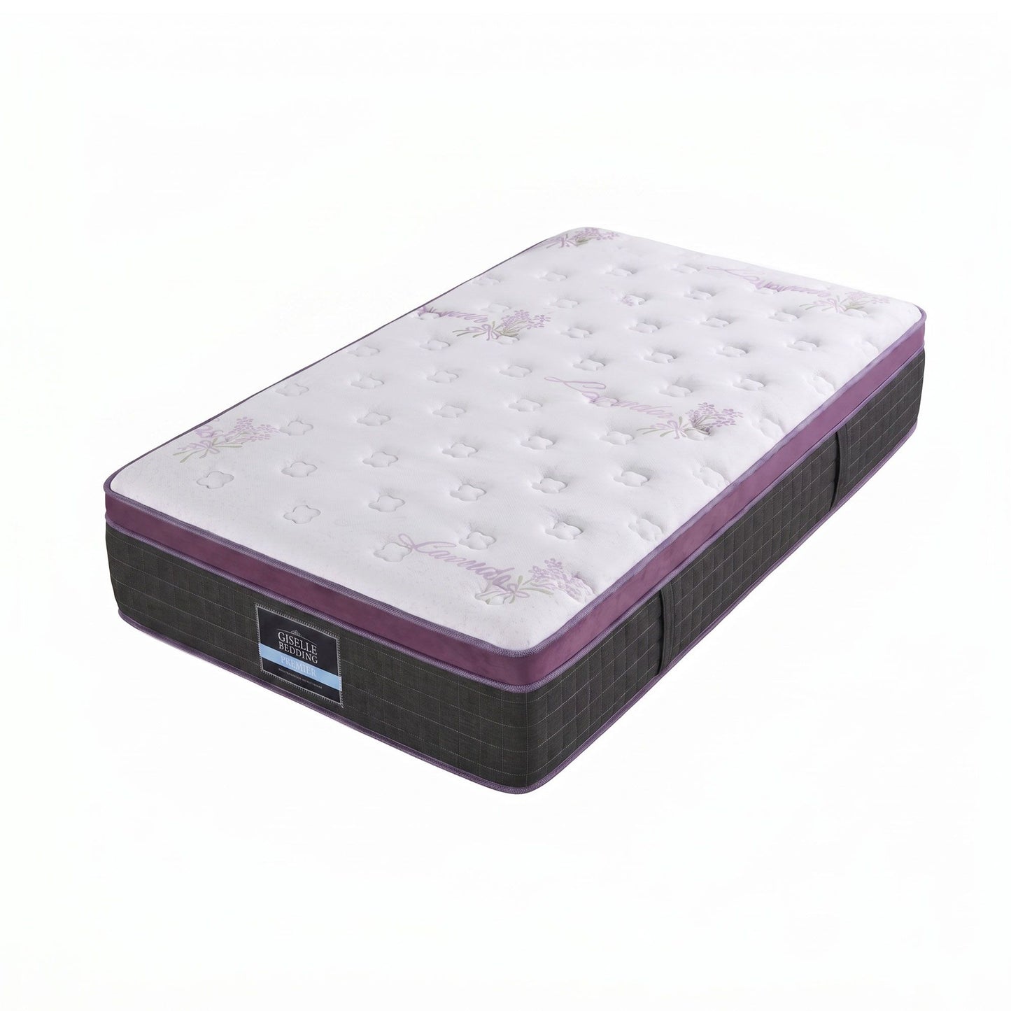 Finton 35cm Euro Top Mattress Firm Pocket Spring Edge Support - King Single