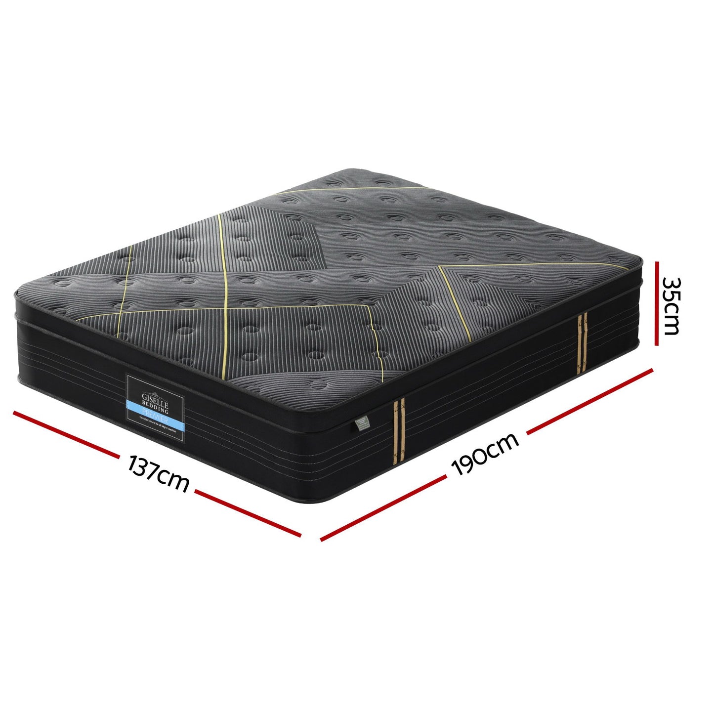 Aethon 35cm Mattress Bamboo Pocket Firm Foam - Double