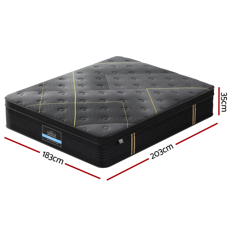 Aethon 35cm Mattress Bamboo Pocket Firm Foam - King