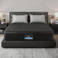 Aven 34cm Mattress Euro Top with 5-Zone Pocket Spring Support Black - King