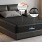 Aven 34cm Mattress Euro Top with 5-Zone Pocket Spring Support Black - King Single