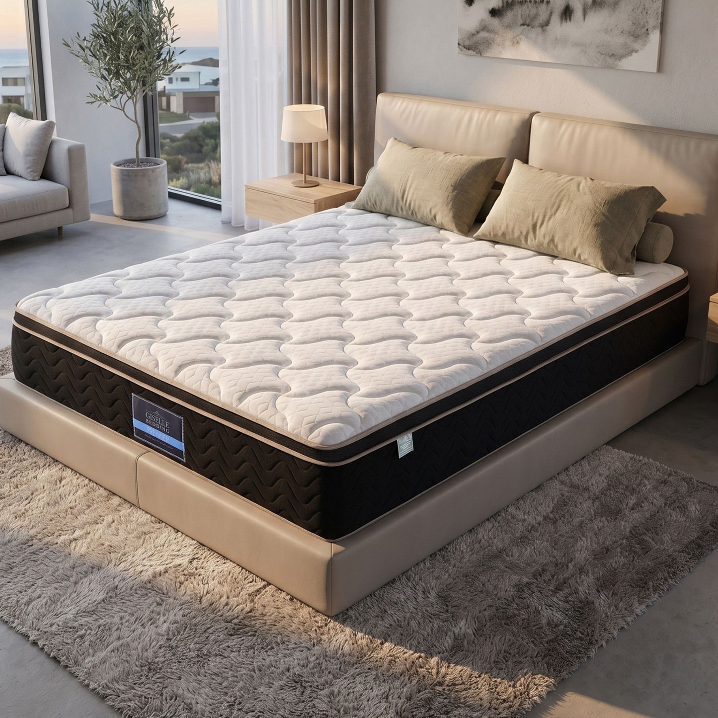 Osbert 35cm Mattress Firm with Copper Memory Foam and Edge Support - Double