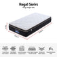 Osbert 35cm Mattress Firm with Copper Memory Foam and Edge Support - King Single