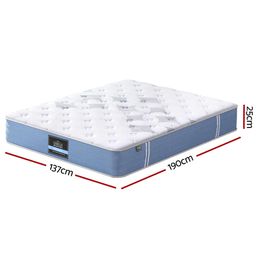 Kieran 25cm Mattress Pocket Spring Mattresses - Double