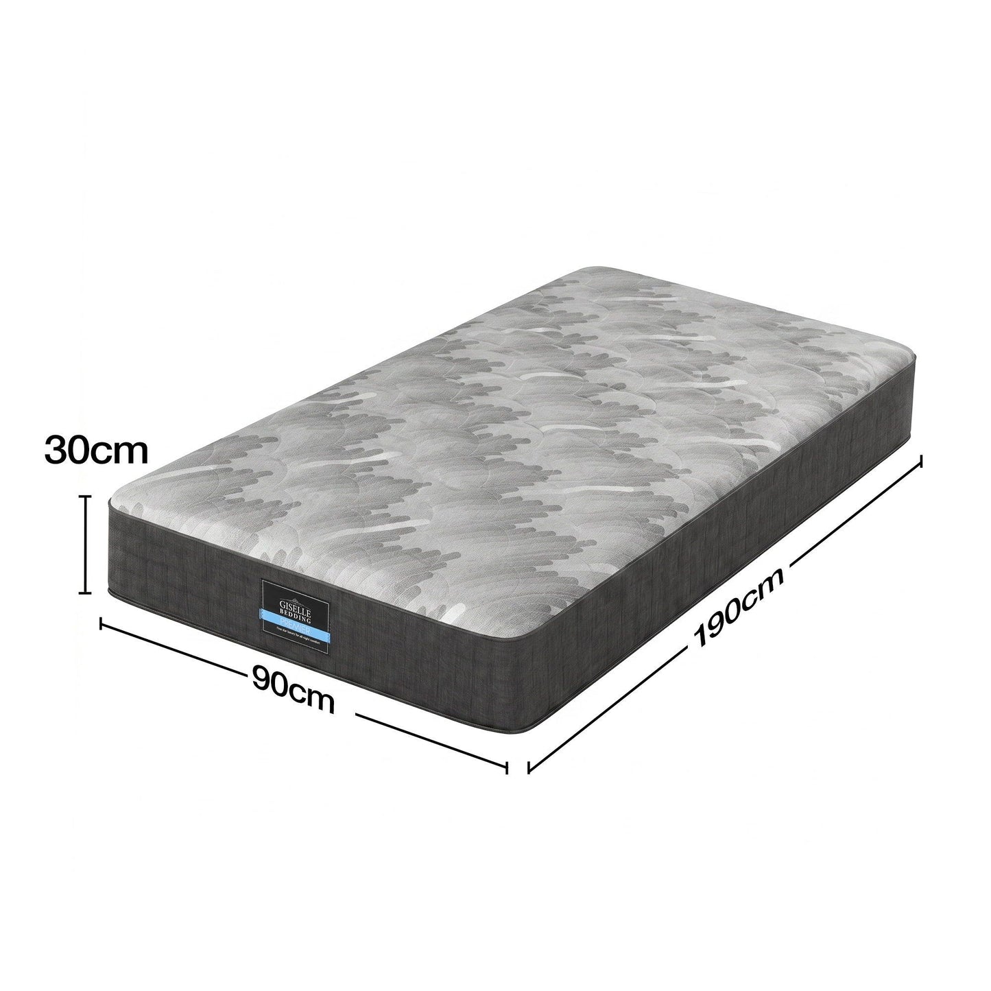 Sayer 30cm Mattress with Edge Support and 5-Zone Comfort - Single