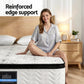 Alina 30cm Mattress Pocket Spring Euro Top Medium Firm Foam - King