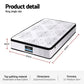 Alina 30cm Mattress Pocket Spring Euro Top Medium Firm Foam - King Single