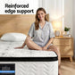 Alina 30cm Mattress Pocket Spring Euro Top Medium Firm Foam - King Single
