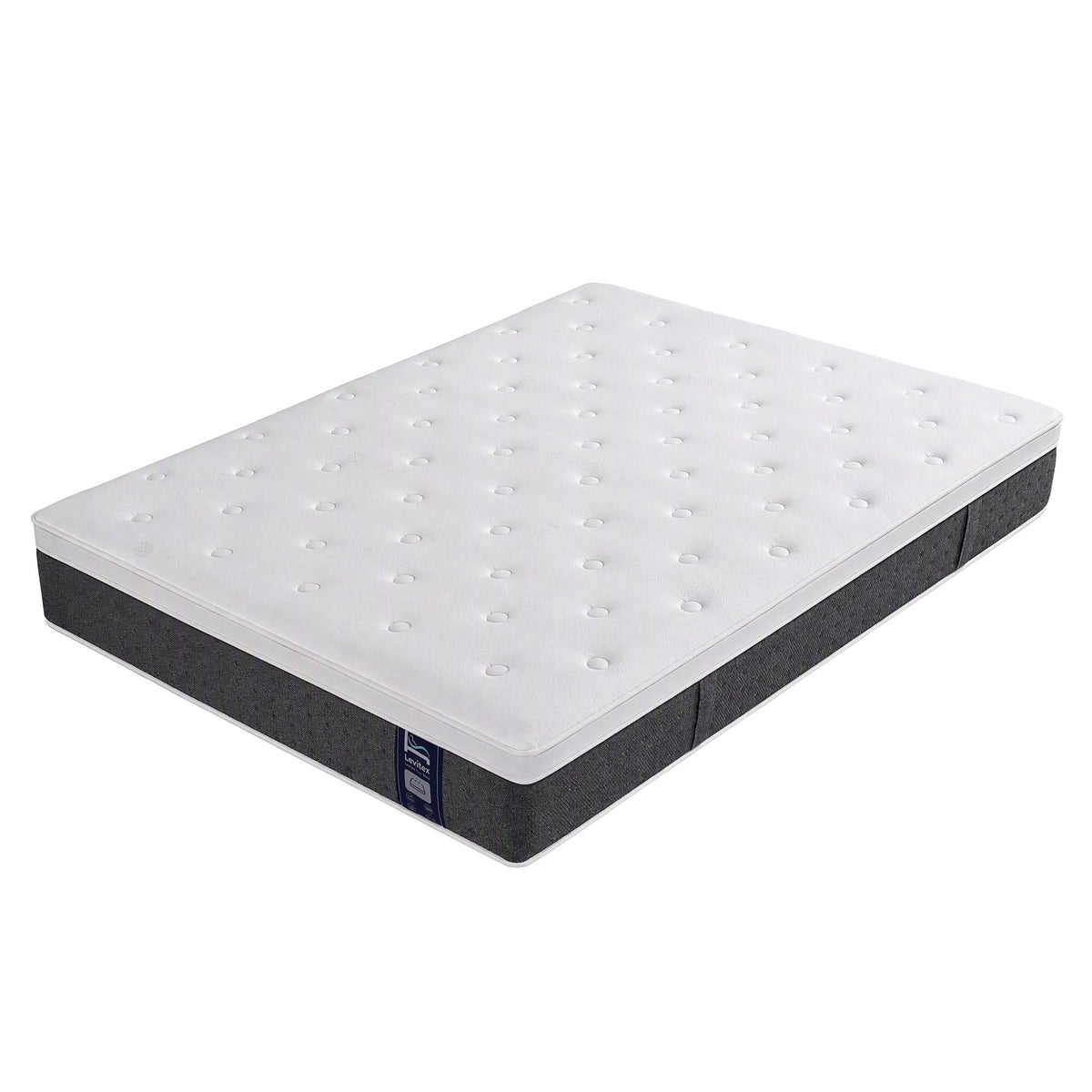 Afton 30cm Mattress Lumbar Support 5-Zone Pocket Springs Cooling Gel Memory & Egg-Crate Foam - King