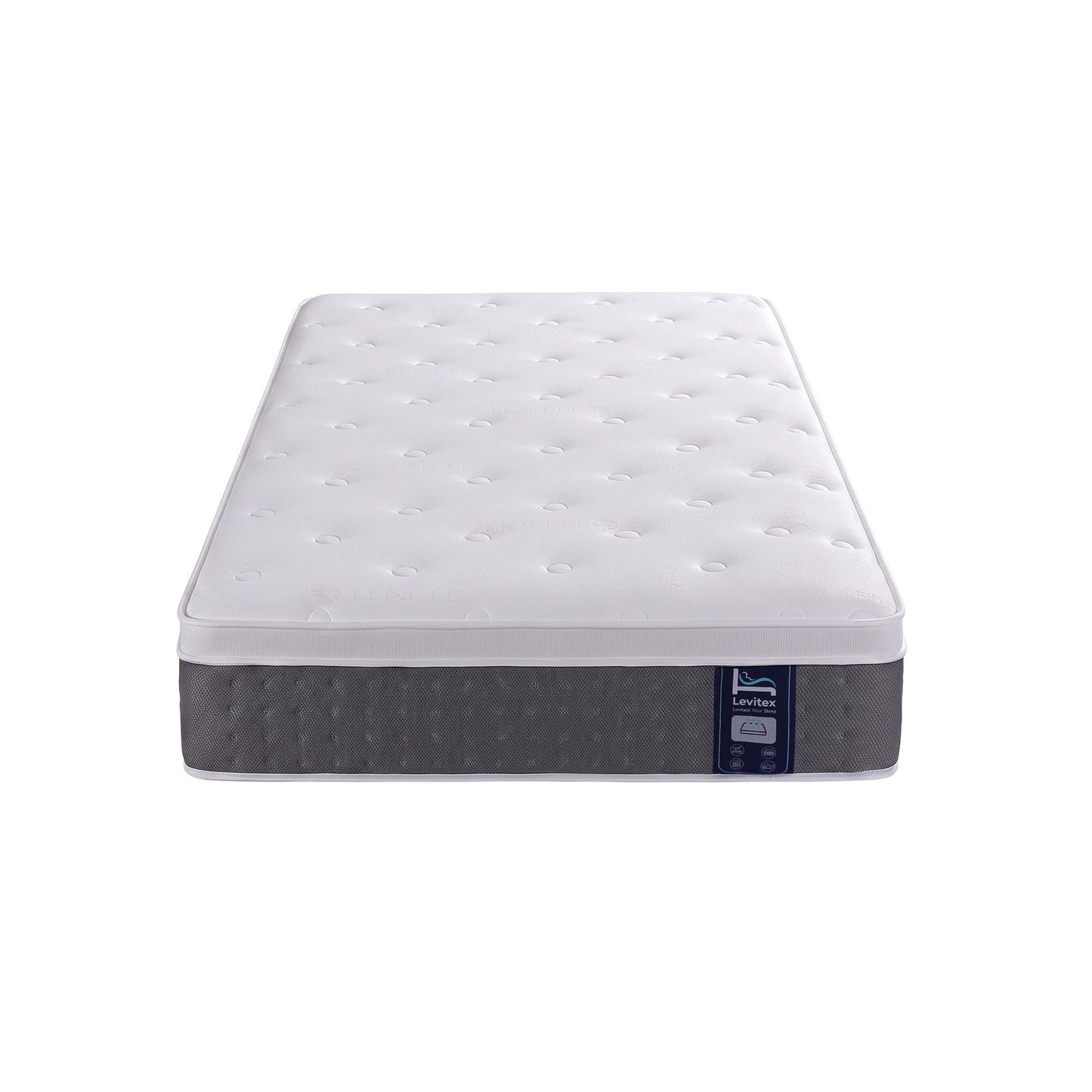 Afton 30cm Mattress Lumbar Support 5-Zone Pocket Springs Cooling Gel Memory & Egg-Crate Foam - Single