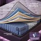 Lennox 30cm Mattress 2 5-Zone Ergonomic Pocket Spring Breathable Corrugated Sponge Medium Firm - King Single