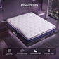 Veda 23cm Mattress With Pocket Spring & Cooling Gel Foam Medium-Firm Full-Body Support - Double