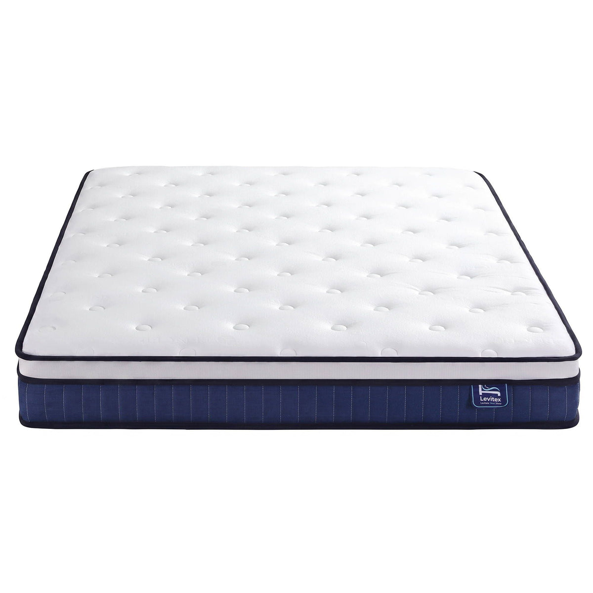 Veda 23cm Mattress With Pocket Spring & Cooling Gel Foam Medium-Firm Full-Body Support - Double