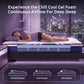 Veda 23cm Mattress With Pocket Spring & Cooling Gel Foam Medium-Firm Full-Body Support - Queen