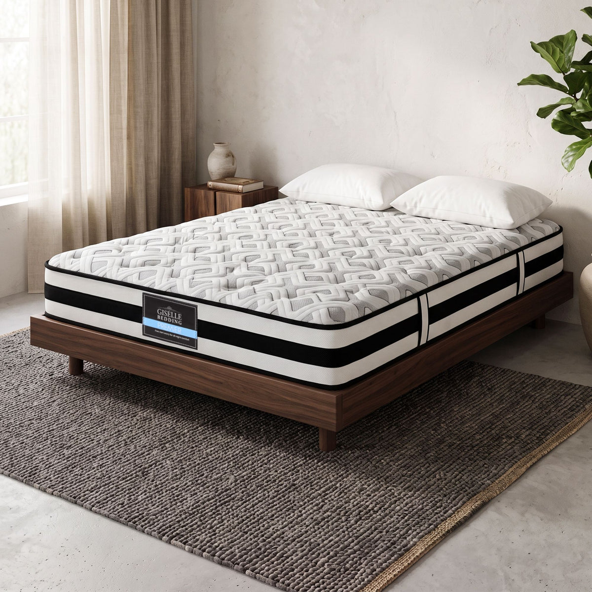 Kent 24cm Thick Tight Top Pocket Spring Mattress - Double