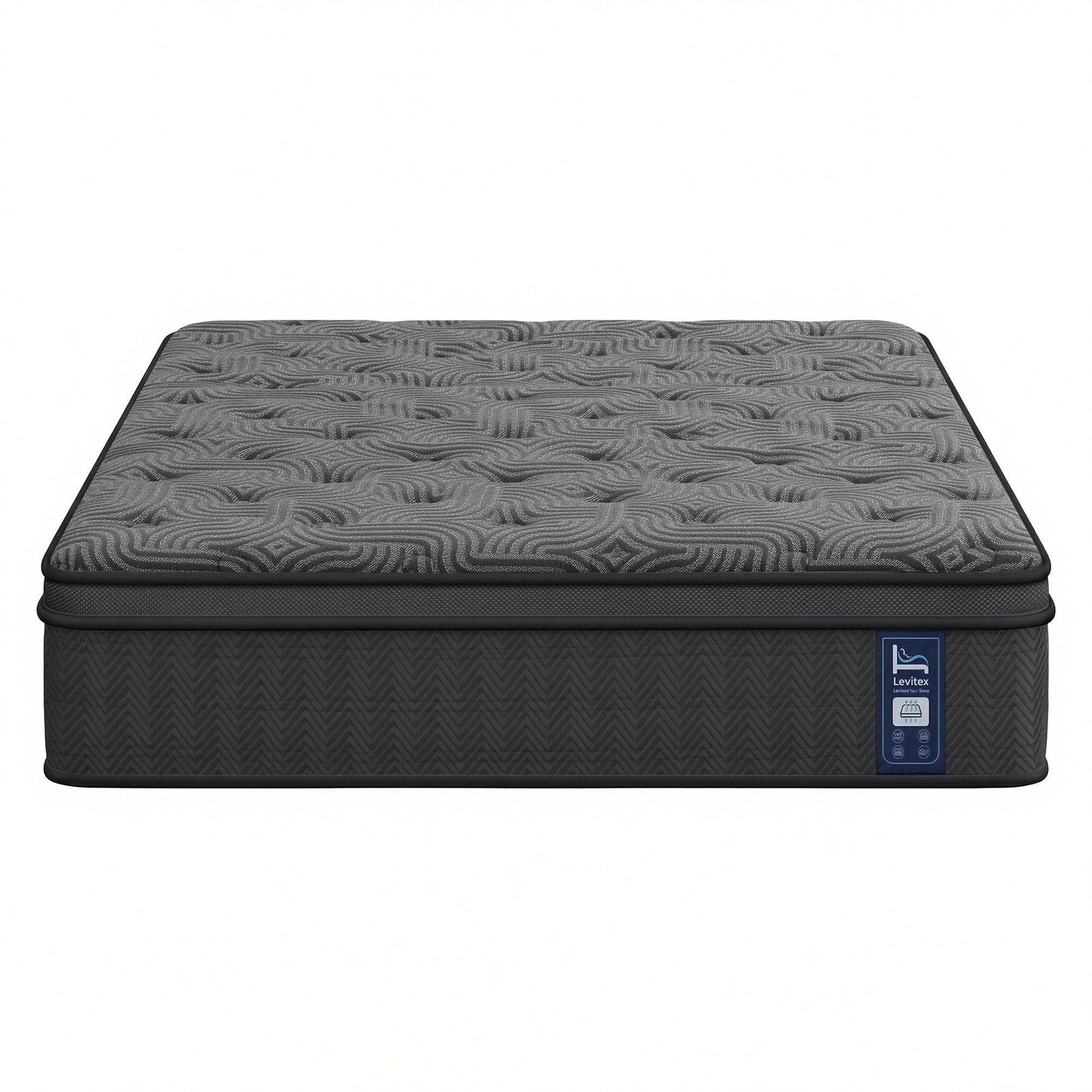 Arwen 34cm 5-Zone Pressure Relief  Pocket Spring with Reinforced Edge Support & Breathable Gel Memory Foam Hybrid Mattress - Double