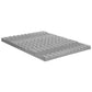 Double Giselle Bedding 8cm Memory Foam Mattress Topper 7-Zone Graphite