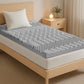 King Single Giselle Bedding 8cm Memory Foam Mattress Topper 7-Zone Graphite