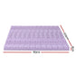 King Giselle 8cm Memory Foam Mattress Topper Lavender Infused Bamboo Cover 7-Zone