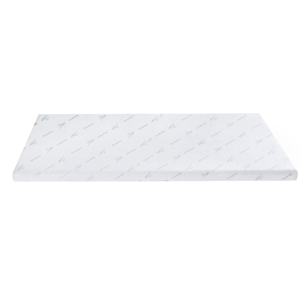Single Giselle 8cm Memory Foam Mattress Topper Lavender Infused Bamboo Cover 7-Zone