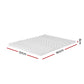 Double Giselle Bedding Memory Foam Mattress Topper 7-Zone Airflow Pad 8cm White