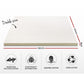 DOUBLE 8cm Memory Foam Mattress Topper - White