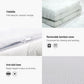 King Single Giselle Bedding Memory Foam Mattress Topper Cool Gel 5cm