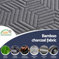 Single Giselle 8cm Memory Foam Mattress Topper Gel Dual Layer Foam Bamboo