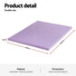 Double Giselle 5cm Memory Foam Mattress Topper Lavender Infused Egg Crate Pad Mat