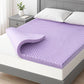 Double Giselle 5cm Memory Foam Mattress Topper Lavender Infused Egg Crate Pad Mat