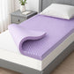 King Single Giselle 5cm Memory Foam Mattress Topper Lavender Infused Egg Crate