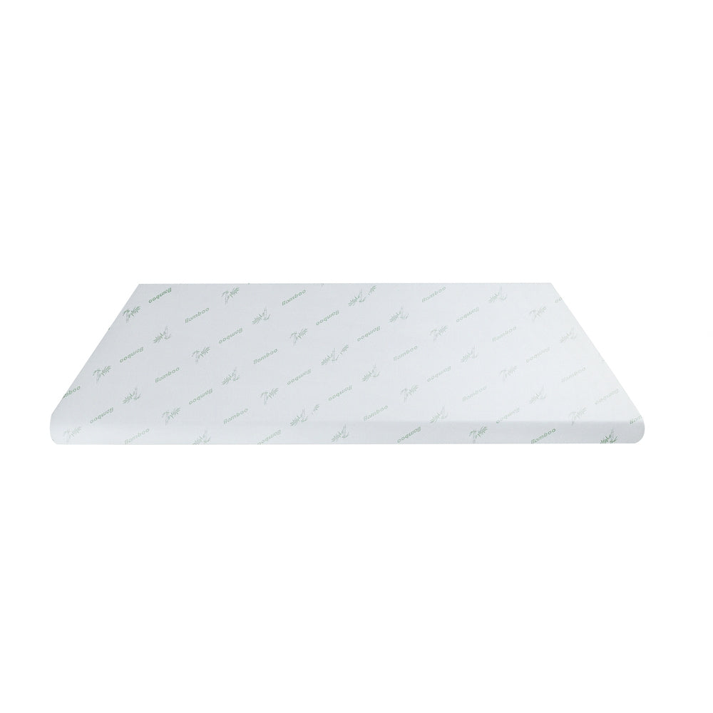 Single Giselle 8cm Memory Foam Mattress Topper Gel Egg Crate Foam Bamboo