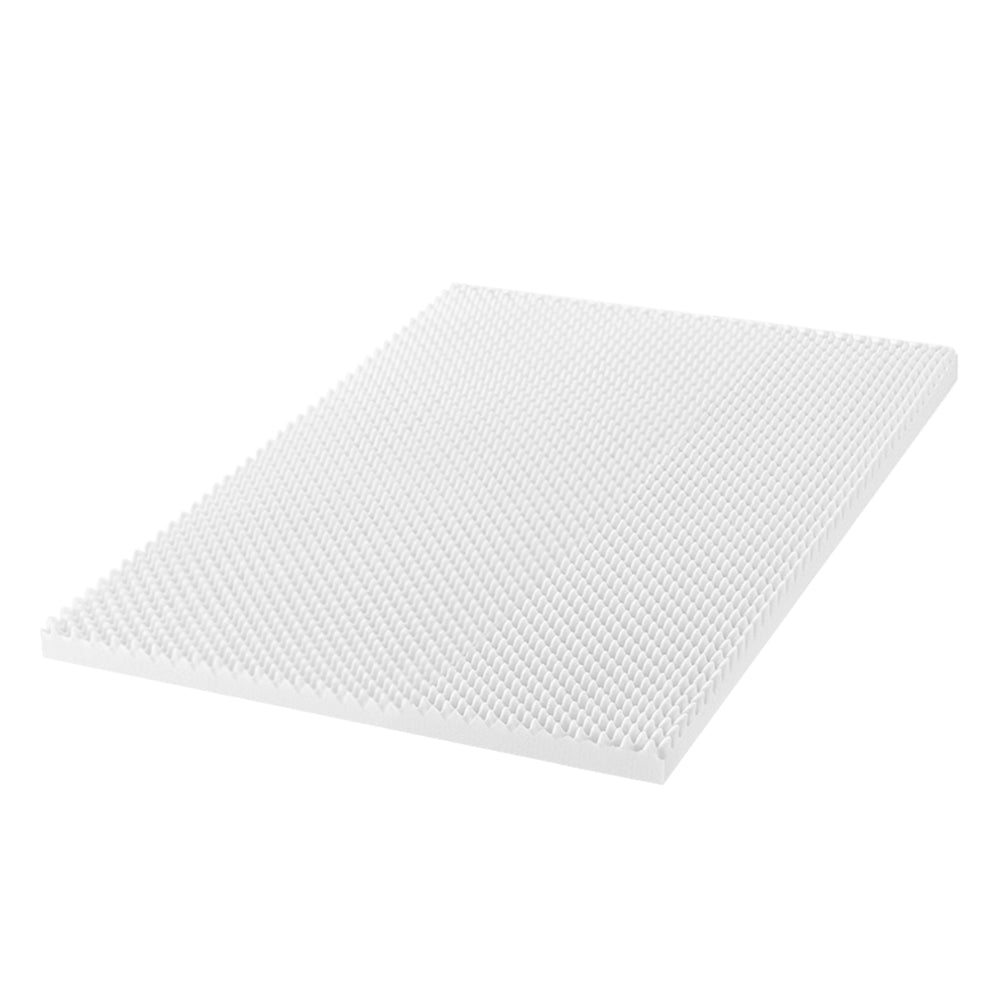 King Single Giselle Bedding Memory Foam Mattress Topper Egg Crate 5cm