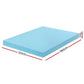 Double Giselle 12cm Memory Foam Mattress Topper Ventilated Cool Gel Bamboo Cover