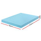 King Giselle 12cm Memory Foam Mattress Topper Ventilated Cool Gel Bamboo Cover