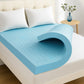 King Giselle 12cm Memory Foam Mattress Topper Ventilated Cool Gel Bamboo Cover