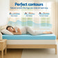 King Single Giselle 12cm Memory Foam Mattress Topper Ventilated Cool Gel Bamboo Cover