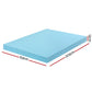 Queen Giselle 12cm Memory Foam Mattress Topper Ventilated Cool Gel Bamboo Cover