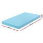 Single Giselle 12cm Memory Foam Mattress Topper Ventilated Cool Gel Bamboo Cover