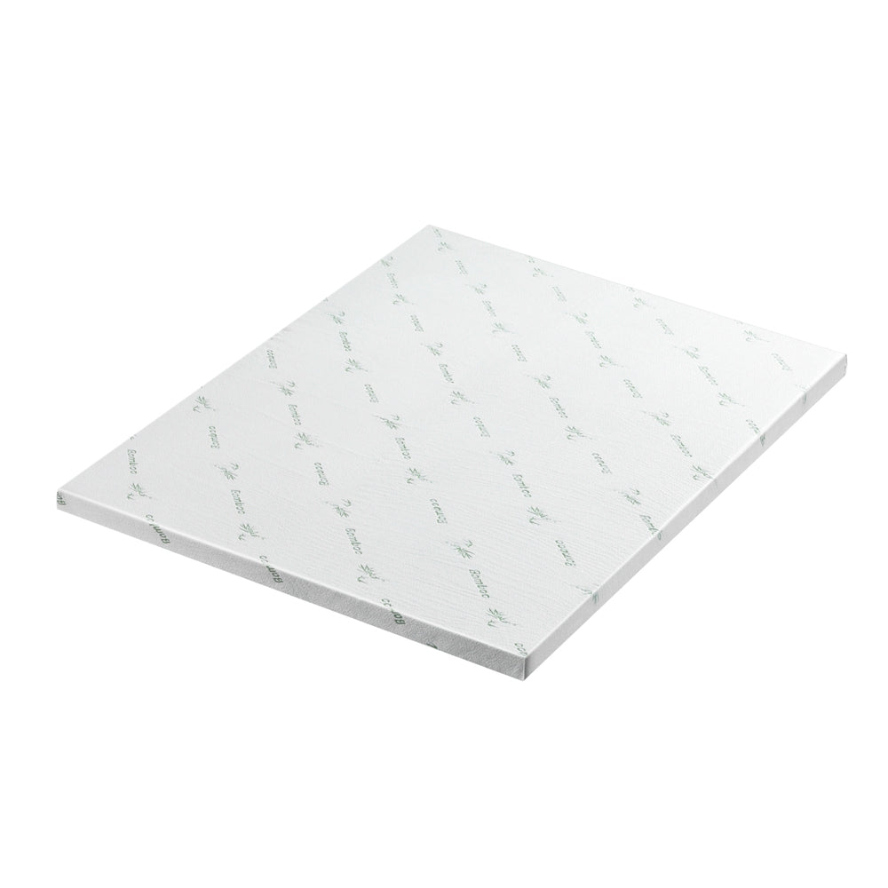 Double Giselle Bedding Memory Foam Mattress Topper Ventilated Cool Gel 5cm