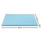 Single Giselle Bedding Memory Foam Mattress Topper Ventilated Cool Gel 5cm